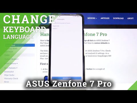 How to Change Keyboard Language on ASUS Zenfone 7 Pro – Open Keyboard Settings