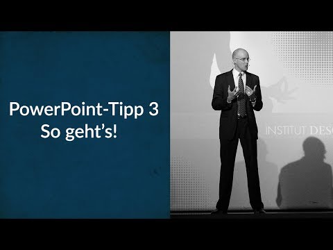Rhetorik-Kurs: PowerPoint-Tipp 3: Du musst nicht immer alles gleich preisgeben.