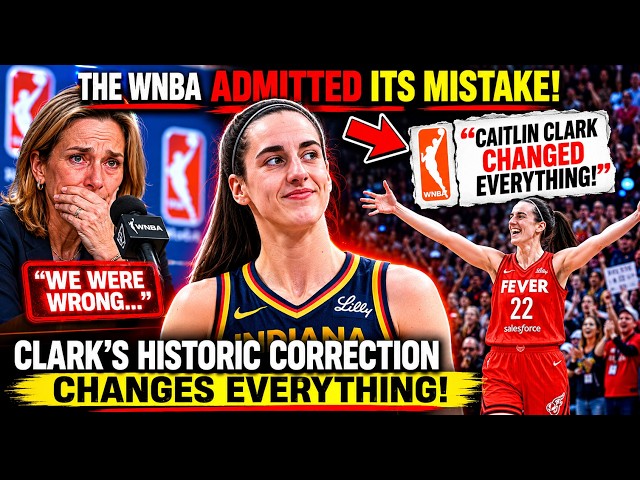 The MOMENT the WNBA REVERSED Its MISTAKE: Clark's HISTORIC Correction Changes Everything SDDEFAULT Thumbnail