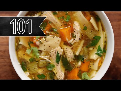 自製雞肉麵湯這樣煮，香濃又療癒 (The Best Homemade Chicken Noodle Soup)