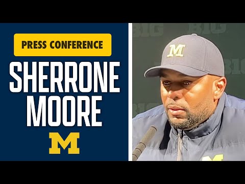 Sherrone Moore Press Conference After Michigan Football Win Over Michigan State I #goblue