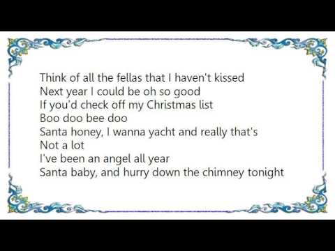 Faith Evans - Santa Baby Lyrics