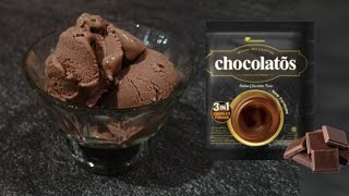 Cuma 3 bahan! Cara membuat ES KRIM COKLAT paling mudah TANPA SP dan WHIPPED CREAM
