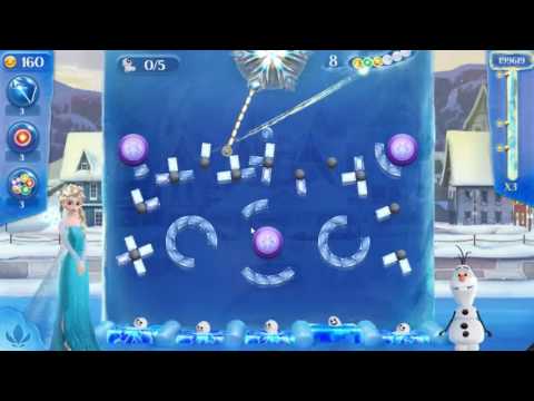 Frozen Free Fall: Icy Shot Level 40 - NO BOOSTERS ☃☃☃