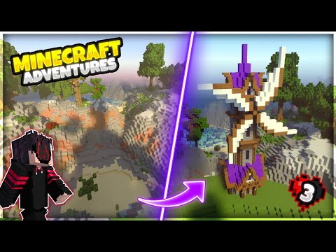 EPIC Minecraft Adventure: Building HUGE Windmill