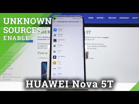 How to Allow Apps Installation in Huawei Nova 5T – Enable Unknown Sources