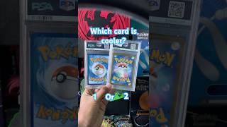 Which card is cooler? 1 or 2 #music #collectiblecards #myteamforscarletandviolet