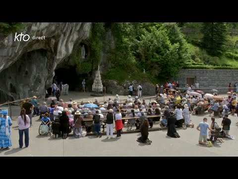Chapelet du 9 juin 2025 à Lourdes