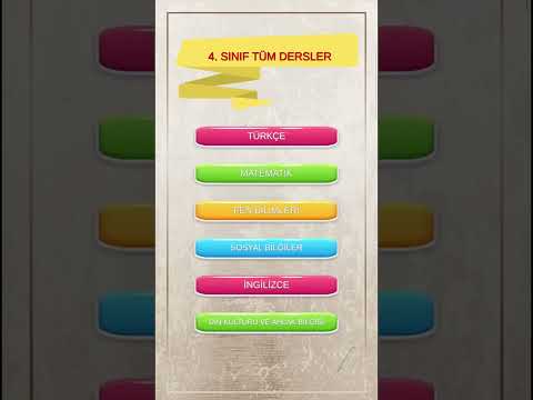 4. Sınıf Konu Testleri