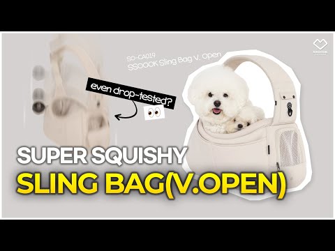 Sturdy yet soft? Meet the new SSOOOK Open Sling Bag!🎒🐾