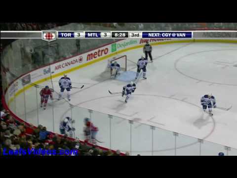 TOR 4 @ MTL 3 - Jean Sebastion Gigeure Saves of the Game - 100410