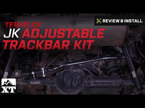Jeep Wrangler Teraflex JK Adjustable Trackbar Kit, 0-6" Lift (2007-2017 JK) Review & Install