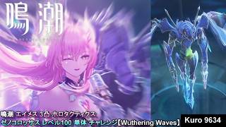 鳴潮 エイメス 3凸 ホロタクティクス ゼノコロッサス レベル100 単体 チャレンジ【Wuthering Waves】