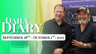 PFL-My Daily Diary for September 28th - October 2nd, 2025