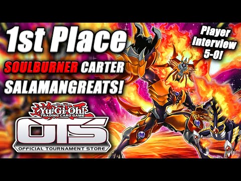 Yu-Gi-Oh! OTS 1st Place UNDEFEATED: Salamangreat Deck Profile [ft. Soulburner Carter] July 2021!