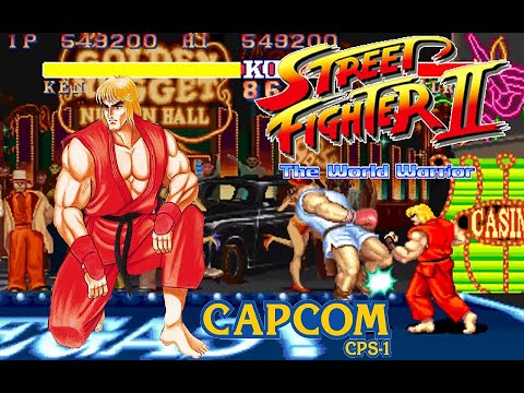 Street Fighter II:The World Warrior-Ken Masters No Lose Speed Run