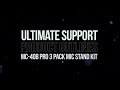 Ultimate Support Product Outlines - MC-40B Pro Classic Series Boom Mic Stand 3-Pack