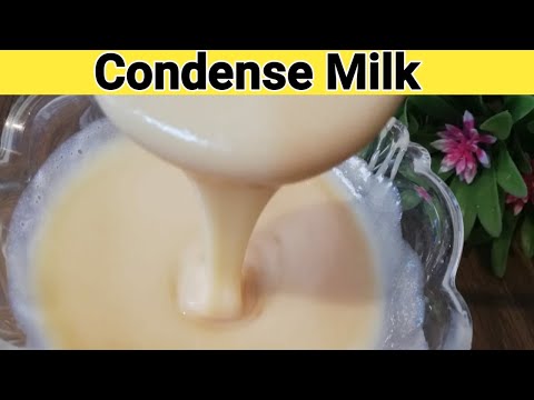 Homemade Condensed Milk Recipe Without Milk Powder in Urdu Hindi|| Desi Tarka at home with me|