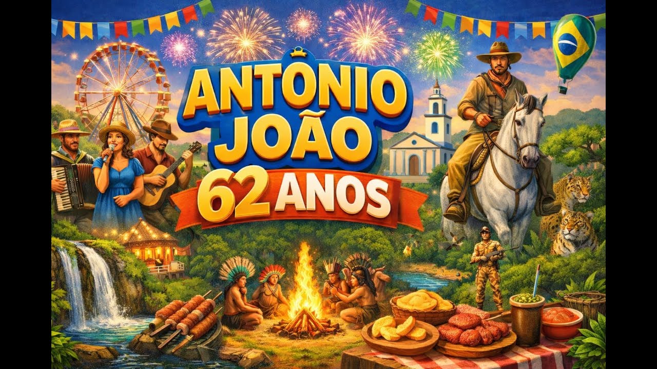 Veja as comemorações pelos 62 anos do Município de Antônio João 19/03/26