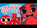 AMAZING MESSYOURSELF LEVELS Happy Wheels Funny Moments