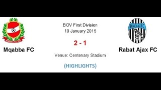preview picture of video 'Mqabba vs Rabat Ajax (Highlights) - 10/01/2015'