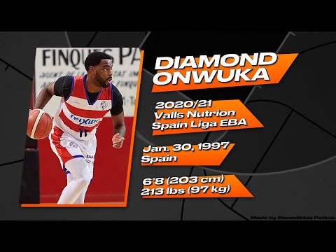 Diamond Onwuka #11 highlights | 2020/21 CB Valls Nutrion (Spain Liga EBA)