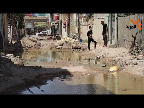 شاهد بالفيديو.. شكوى من طفح المياه الآسنة وسوء الخدمات في شوارع بالتنومة، والقائمّقامية ترد#المربد