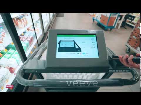 Veeve Shopping Cart Checkout - The Future of Grocery Shopping