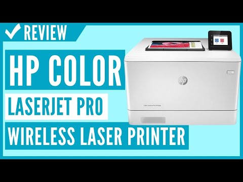 Hewlett Packard (HP) HP Color LaserJet Pro M454dw Spausdintuvas - A4 Color lazerinis, Spausdinimas, Automatinis dokumentų tiektuvas, Auto-Duplex, LAN, WiFi, 27 psl., 750-4000 puslapių per mėn. video