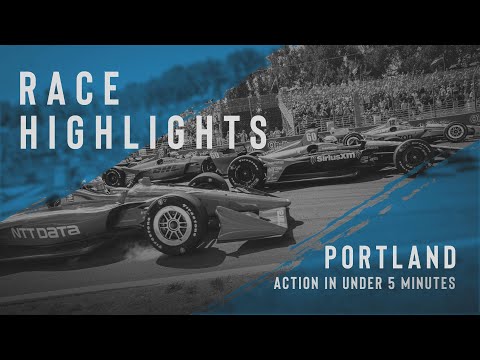 インディーカー第14戦 ポートランド・レースウェイ（ロードコース）決勝レースのハイライト動画