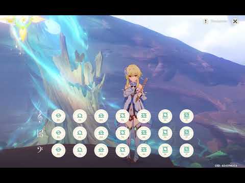 Genshin Impact "The Caress of Three Mothers" Played On Windsong Lyre (Non-Vocal Version)