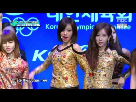 140911 T-ara - Sugar Free ○ Incheon Asian Games