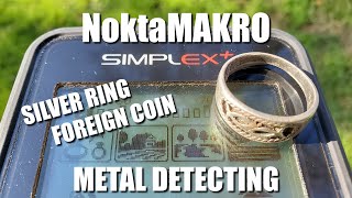 Metal Detecting: NoktaMakro Simplex + Anfibio = Silver Ring Radness