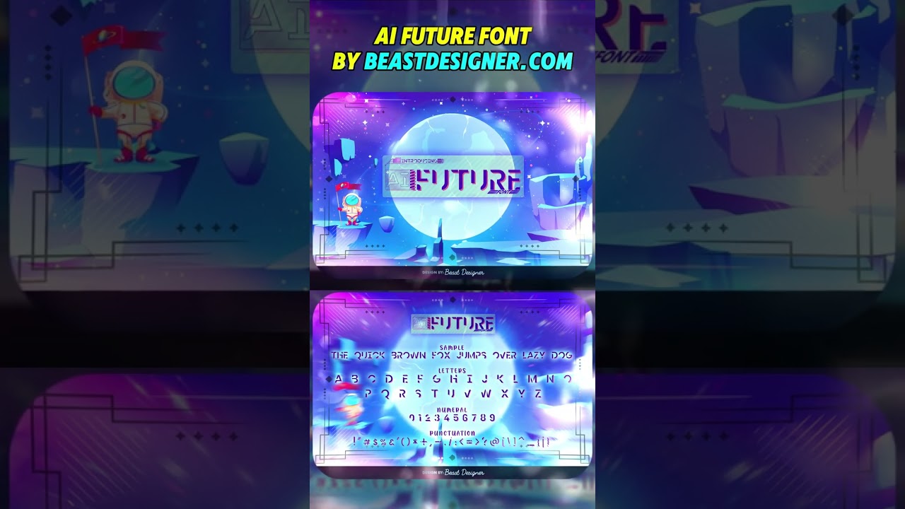 AI Future Font by Beast Designer