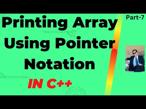 Traversing Array Element Using Pointer In Cpart 7 Printing Array Element Using Pointer In C