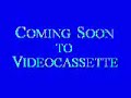 Coming Soon To Videocassette Logo Bad Sound