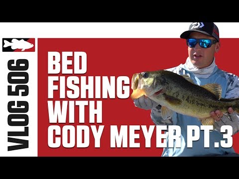 Bed Fishing at Lake of the Pines with Cody Meyer Part Three - Tackle Warehouse VLOG #506