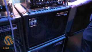 Video thumbnail for SWR GoLight Bass Cabinets Trim Down For Winter NAMM 2009 by gearwire