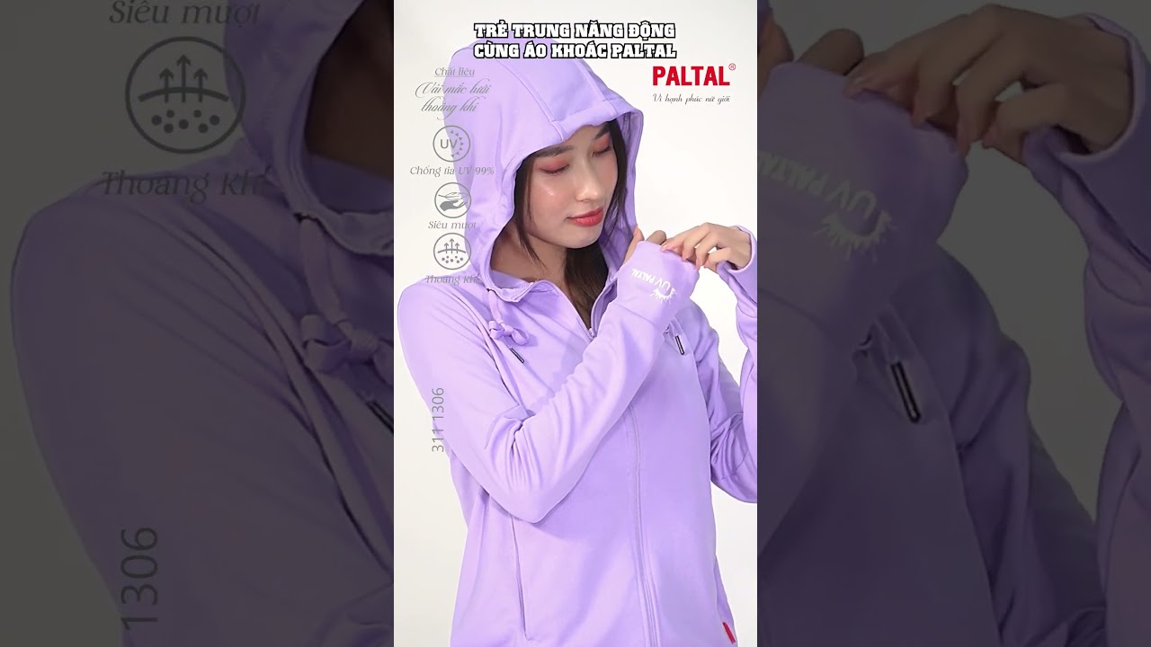 Áo khoác nữ chống nắng, chống UV chất poly mắc lưới siêu thoáng khí 311p 1306