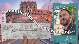 ROME Illustrated Travel Journal! | @moleskine + Urban sketching | Artist & travel vlog