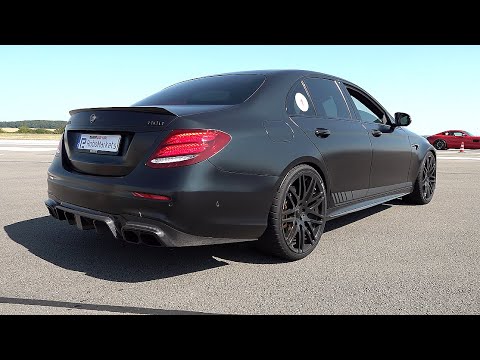 BRABUS 800 E63 S AMG 4.0L V8 Biturbo - Start, LOUD Revs & Drag Racing!