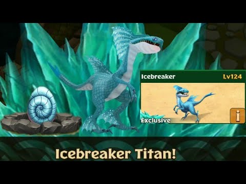 ICEBREAKER Max  Level 124 titan mode-New limited Exclusive Speed Stinger//Dragons Rise of Berk