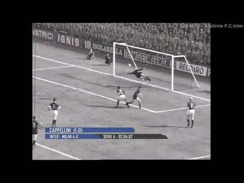 1966-67 (26^ - 02-04-1967) INTER-Milan 4-0 [Cappellini,Facchetti,Suarez,Domenghini] Gol