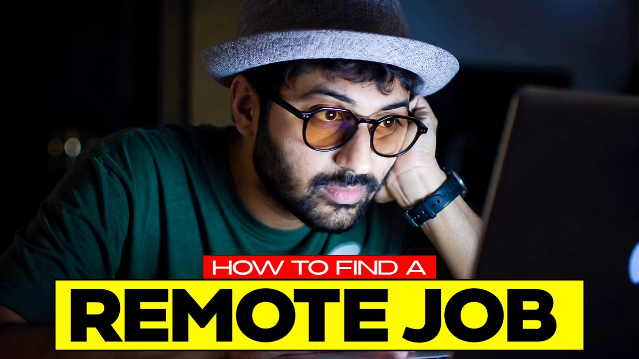 Everyone asks me how to get a remote job.