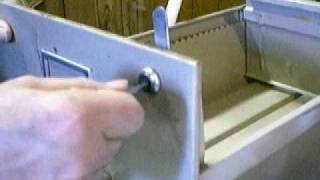 HOW TO PICK A WAFER LOCK ON A FILE CABINET.