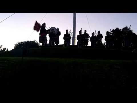 Manx National Anthem 'O Land of Our Birth' performed by Ellan Vannin Pipes and Drums (105 5863)
