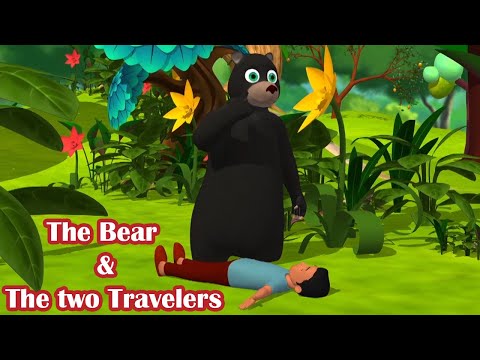 The bear and the two friends | The bear and the travelers | Best Aesop Fables