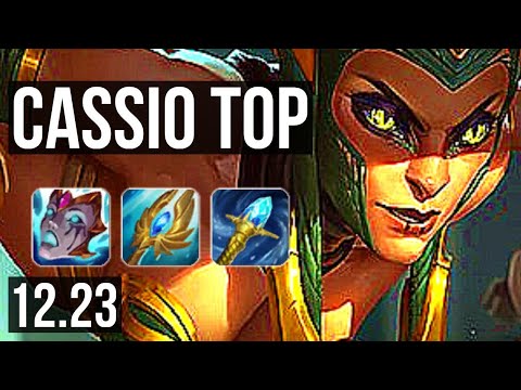 CASSIOPEIA vs GANGPLANK (TOP) | 8 solo kills, Legendary, 13/3/7, 400+ games | EUW Master | 12.23