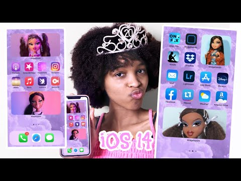iOS 14 iPhone HOMESCREEN CUSTOMIZATION! *BRATZ THEME* | Onyx Life