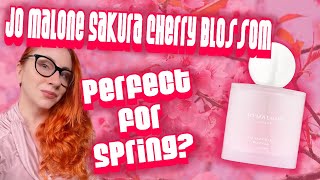 JO MALONE SAKURA CHERRY BLOSSOM- Fragrance Review of a Perfect Spring Perfume | Niche Luxury Cologne